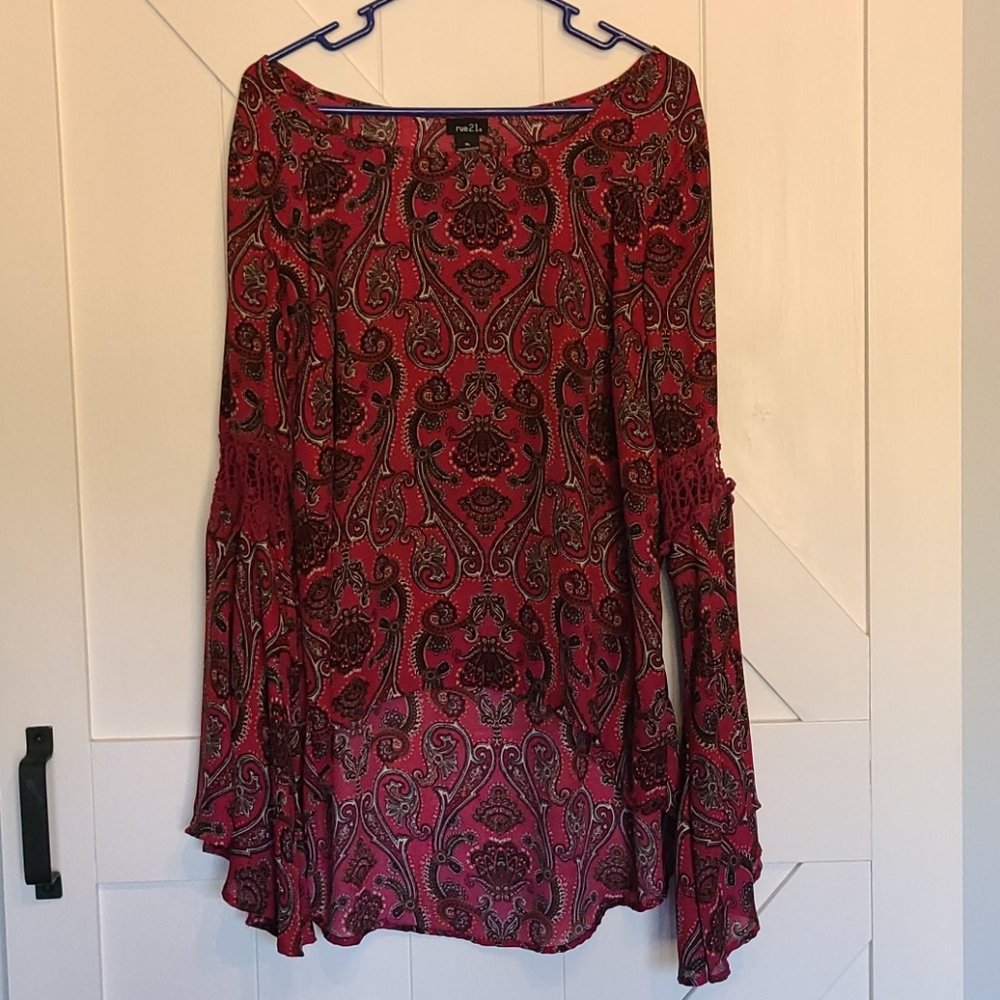 Long sleeve blouse